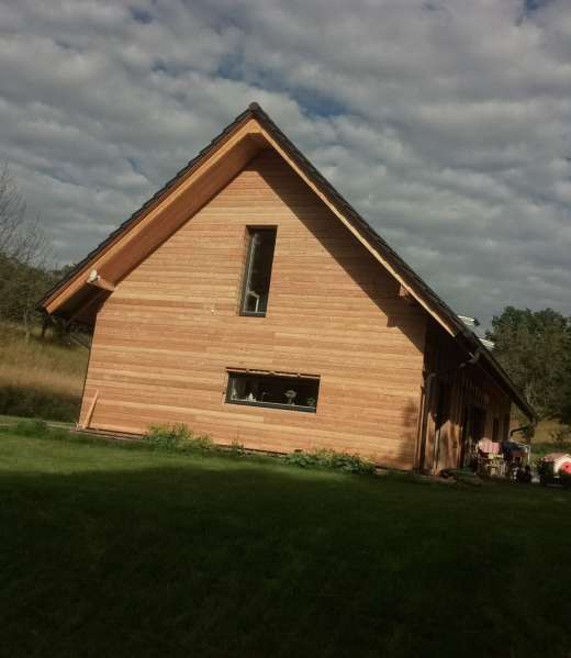 modřínová fasáda rhombus